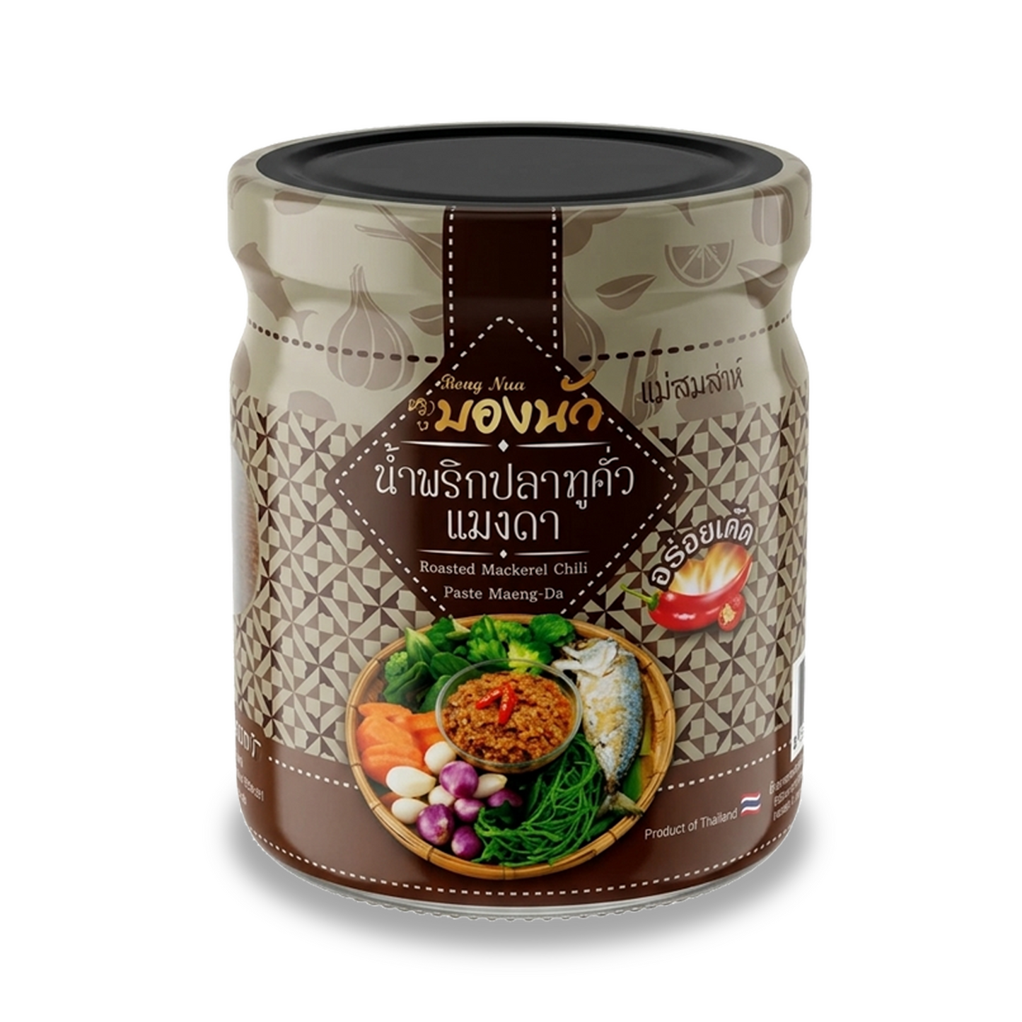 น้ำพริกปลาทูคั่ว แมงดา 110g